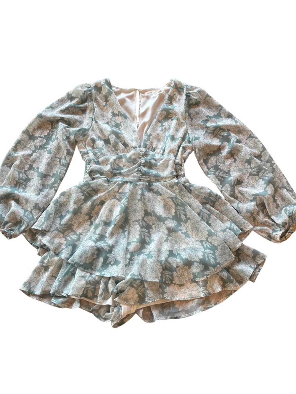 Altar’d State Jilli Foral Romper Great Condition Size M